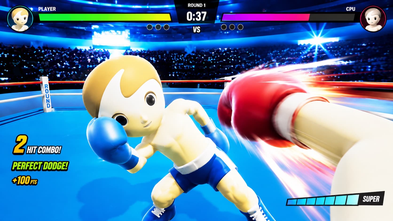 Kick Kick Boxing — 遊戲畫面 2